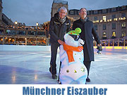 Münchner Eiszauber - Zentral, weiß, schön und mit Panoramablick bis 19.01.2014 auf dem Stachus - mit vielen Attraktionen (©Foto: Martin Schmitz)